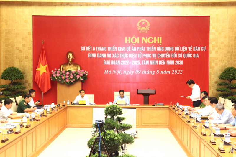 Hội nghị trực tuyến Sơ kết 6 tháng triển khai Đề án 06